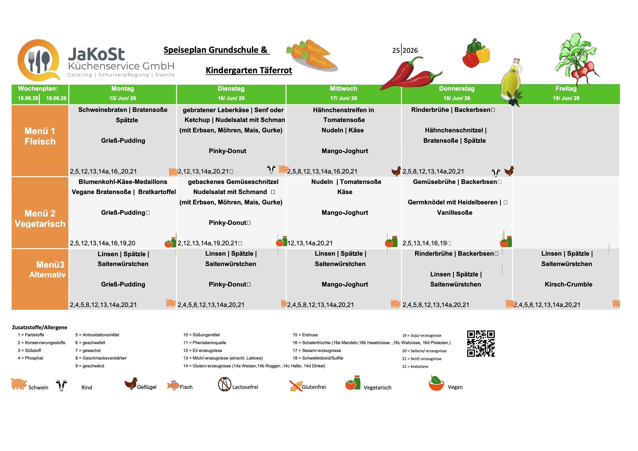 Speiseplan Taeferrot KW 25 1