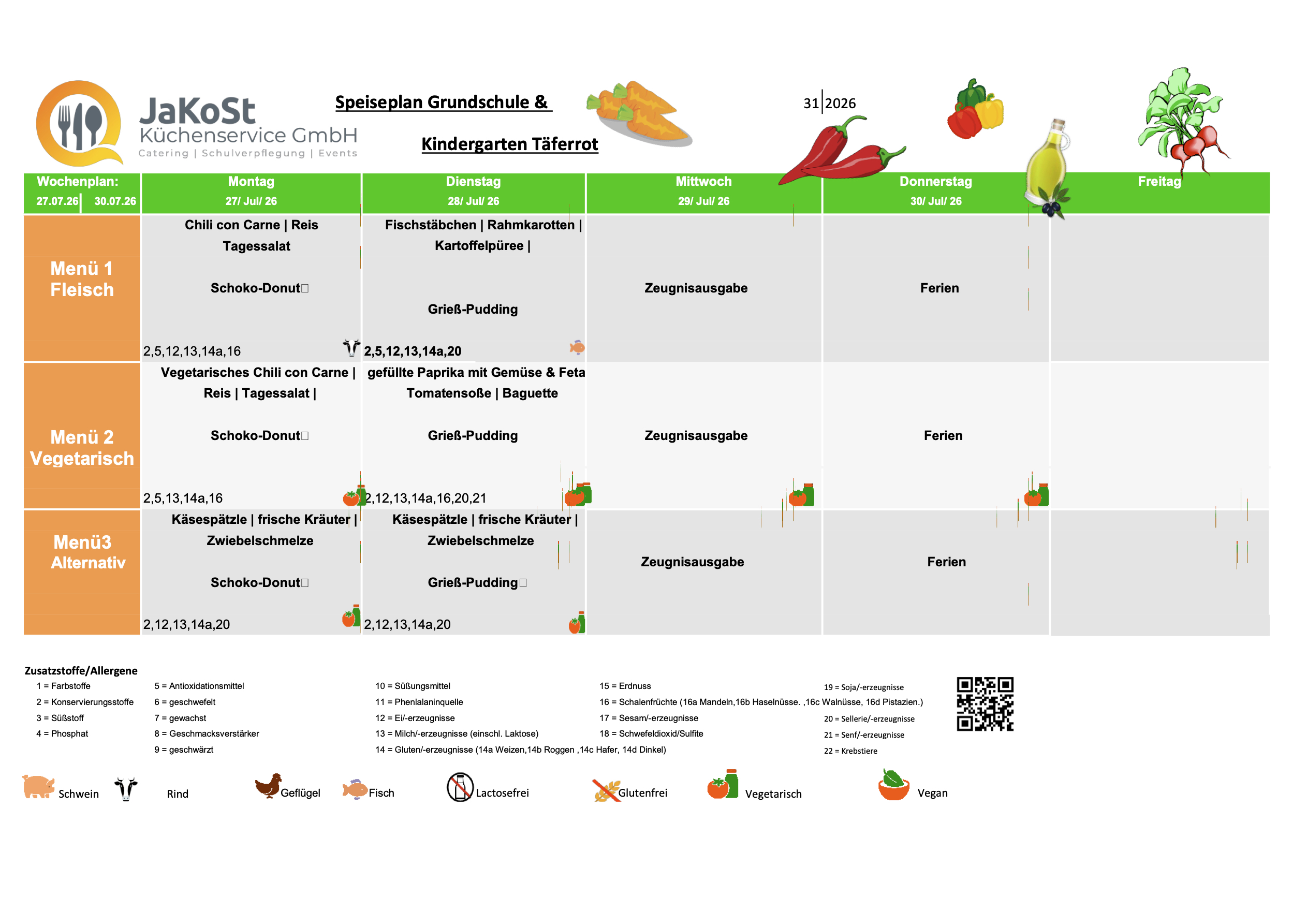 Speiseplan Taeferrot KW 31 1