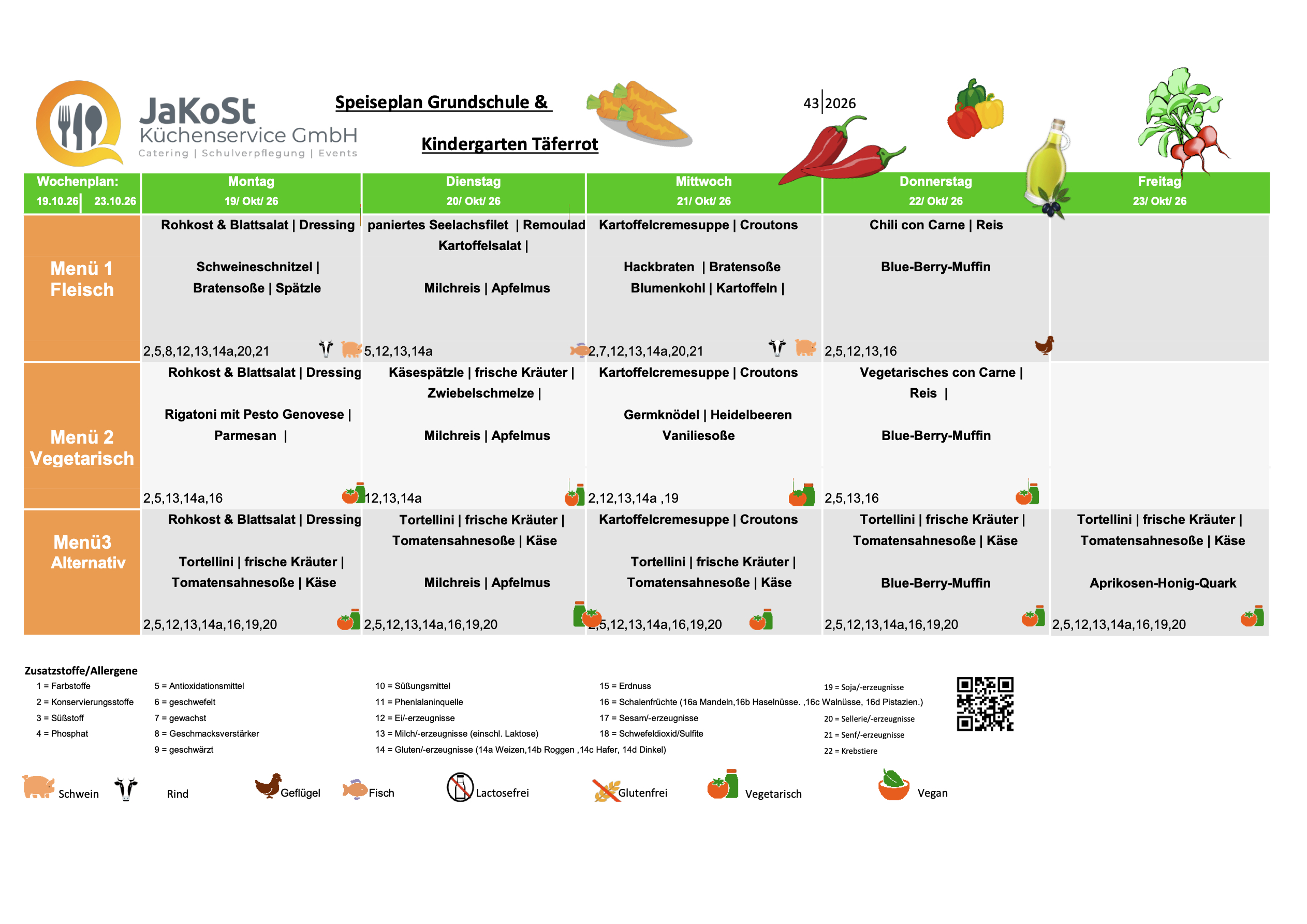 Speiseplan Taeferrot KW 43 1